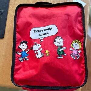 Red Peanuts Dance Bag with handle